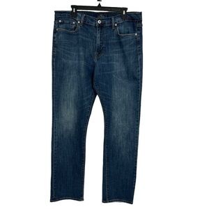 Lucky Brand Men’s 410 Athletic Fit Blue Jeans Sz W36/L32 Actual Inseam 31”